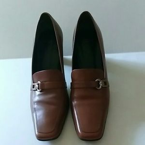 DONATING SOON Coach Square Toe Pumps